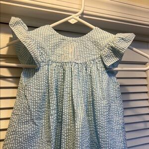 Blue Striped Kids Dress